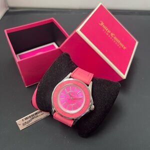 Juicy Couture Rich Girl 1900872 Women's 36mm Pink Jelly Quartz Watch